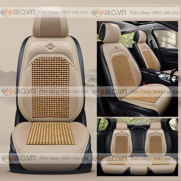 Áo trùm lót bọc ghế da xe ô tô Chevrolet Captiva da hạt gỗ tự nhiên CAO CẤP