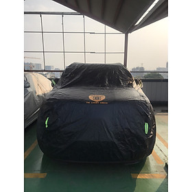 Bạt phủ ô tô Volvo V40 chất liệu Polyester - màu đen cao cấp MACSIM màu đen - sử dụng trong nhà và ngoài trời
