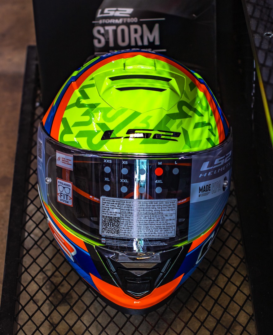 Mũ Bảo Hiểm Fullface Hai Kính LS2 FF800 Storm New