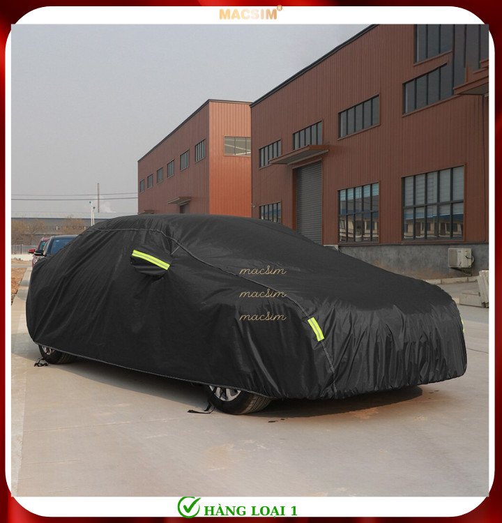 Bạt phủ ô tô thương hiệu MACSIM dành cho H Suzuki Celerio - màu đen - bạt phủ trong nhà và ngoài trời