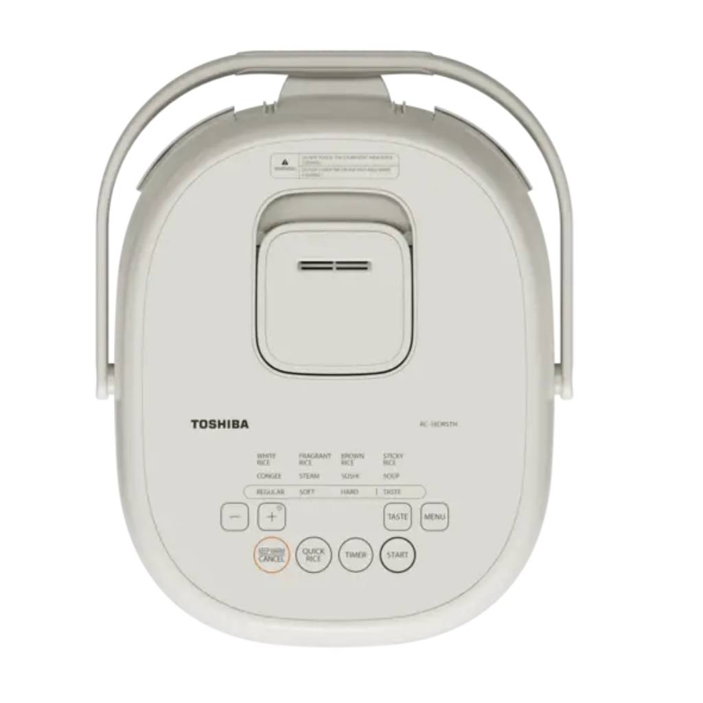Nồi cơm điện tử Toshiba 1.8 lít RC-18DR4TVN(W) màu Trắng - Hàng chính hãng