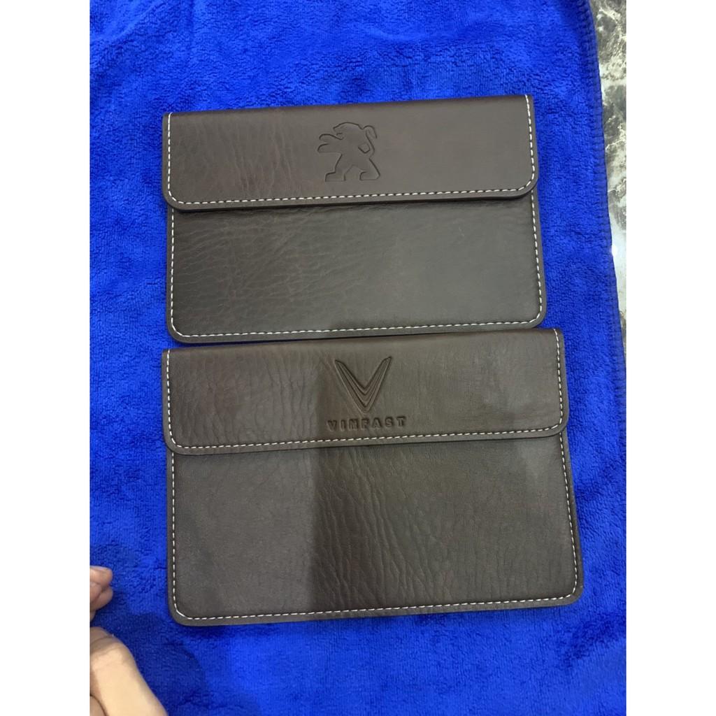 Ví Da Đựng Giấy Tờ Đăng Kiểm Xe Ô tô Logo HUYNDAI