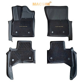 Thảm lót sàn dành cho xe Toyota Land cruiser LC300 2022+ 4 chỗ qd  2 lớp nhãn hiệu Macsim