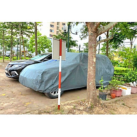 Bạt phủ ô tô chất liệu vải không dệt cao cấp thương hiệu MACSIM dành cho Honda BRV màu ghi - sử dụng trong nhà, ngoài trời