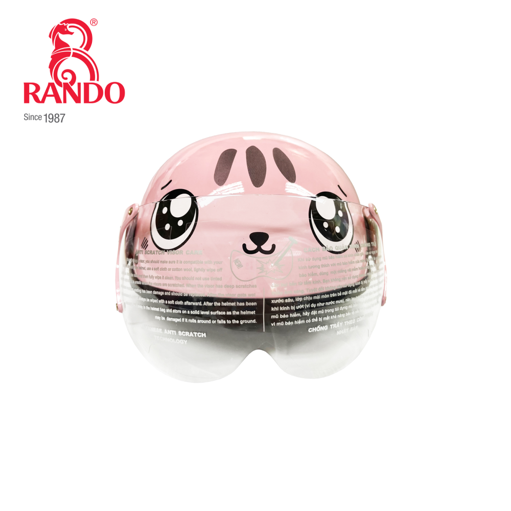 Nón Bảo Hiểm Trẻ Em Màu Hồng - CHPM-03-PINK