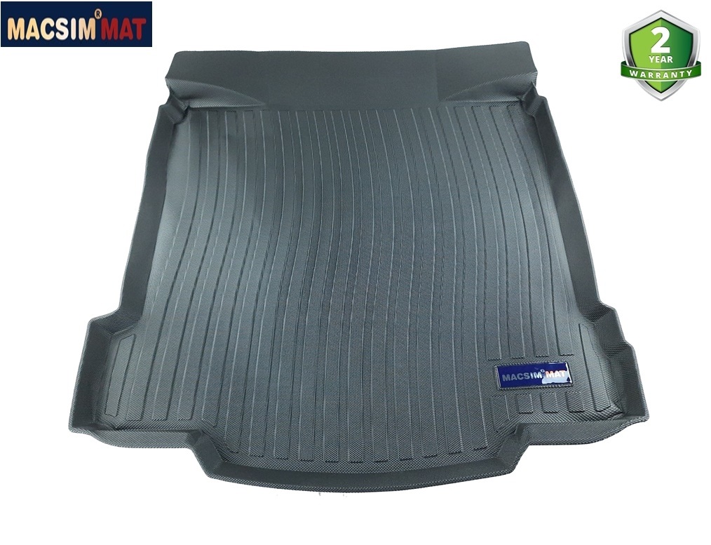Thảm lót cốp xe ô tô Cadillac XTS 2013-2017 nhãn hiệu Macsim chất liệu TPV cao cấp màu đen (D0080)
