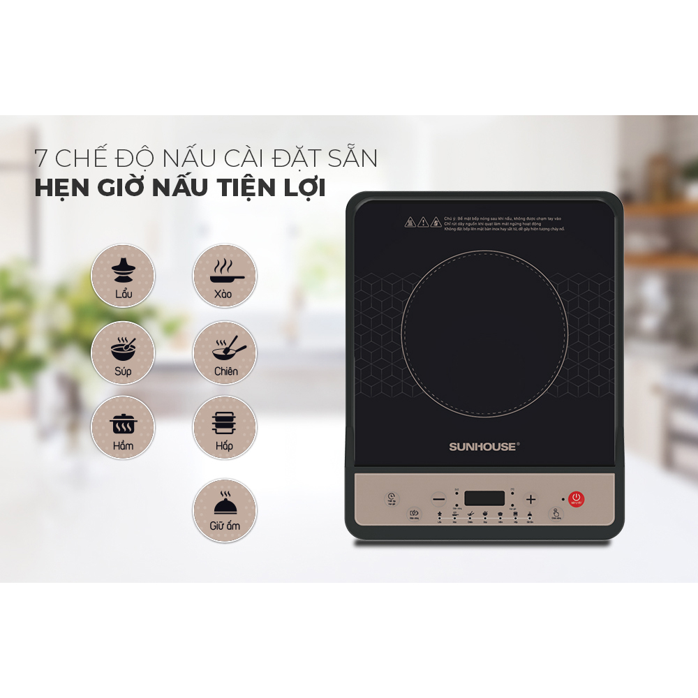 Bếp từ đơn Sunhouse SHD6160 - Hàng chính hãng