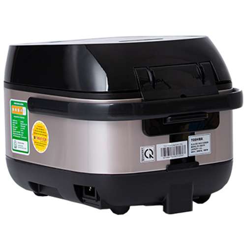 Nồi cơm cao tần Toshiba RC-18IX1PV - 1.8L - Công nghệ cao tần IH 1300W + nhiệt 3D, Lòng nồi dày 3mm chống dính, Chế độ nấu đa dạng - Hàng chính hãng bảo hành 12 tháng, chất lượng Nhật Bản