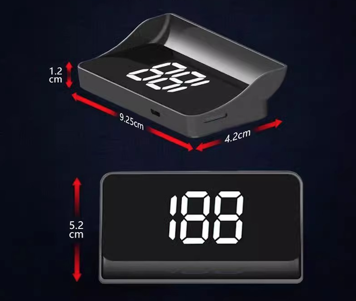 HUD Hiển Thị Tốc Độ Trên Kính Lái Ô Tô G30 - GPS Cắm Cổng USB | Màn Hình Rõ Nét, Tương Thích Mọi Dòng Xe