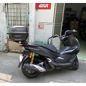 Thùng Givi E43NTL và baga givi SRV PCX, cả bộ thùng lắp cho xe PCX