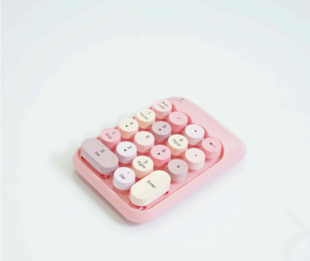 Bàn Phím Số Không Dây Mofii X910 Pink (Màu Hồng) - Hàng Chính Hãng