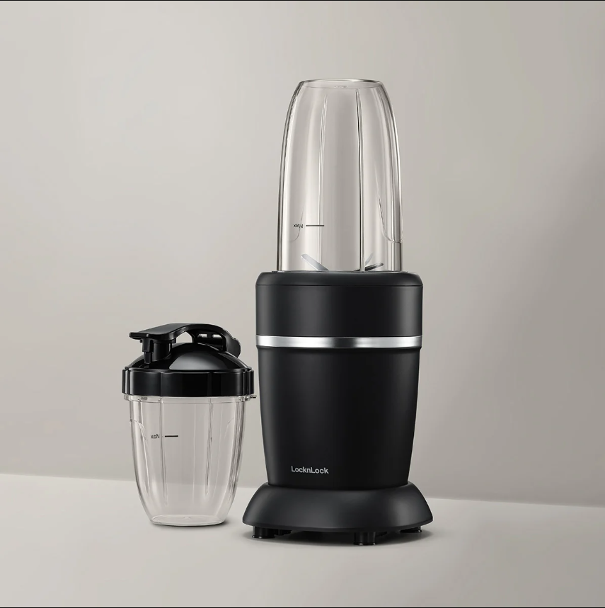 Máy xay sinh tố Locknlock 950ml Duo Turbo Blender- Màu đen - EJM452BLK - Hàng chính hãng