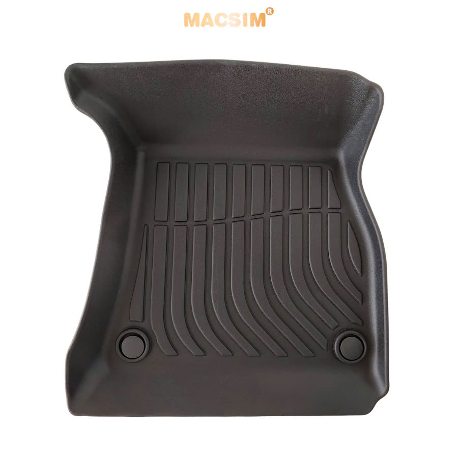 Thảm lót sàn sd Audi q8 etron 2024+ Nhãn hiệu Macsim chất liệu nhựa TPE cao cấp màu đen