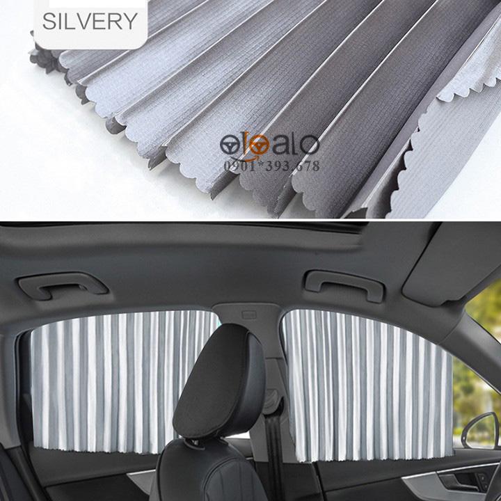 Rèm vải che chắn nắng dành cho xe Hyundai Getz vải lụa gắn nam châm keo 3M RVCK