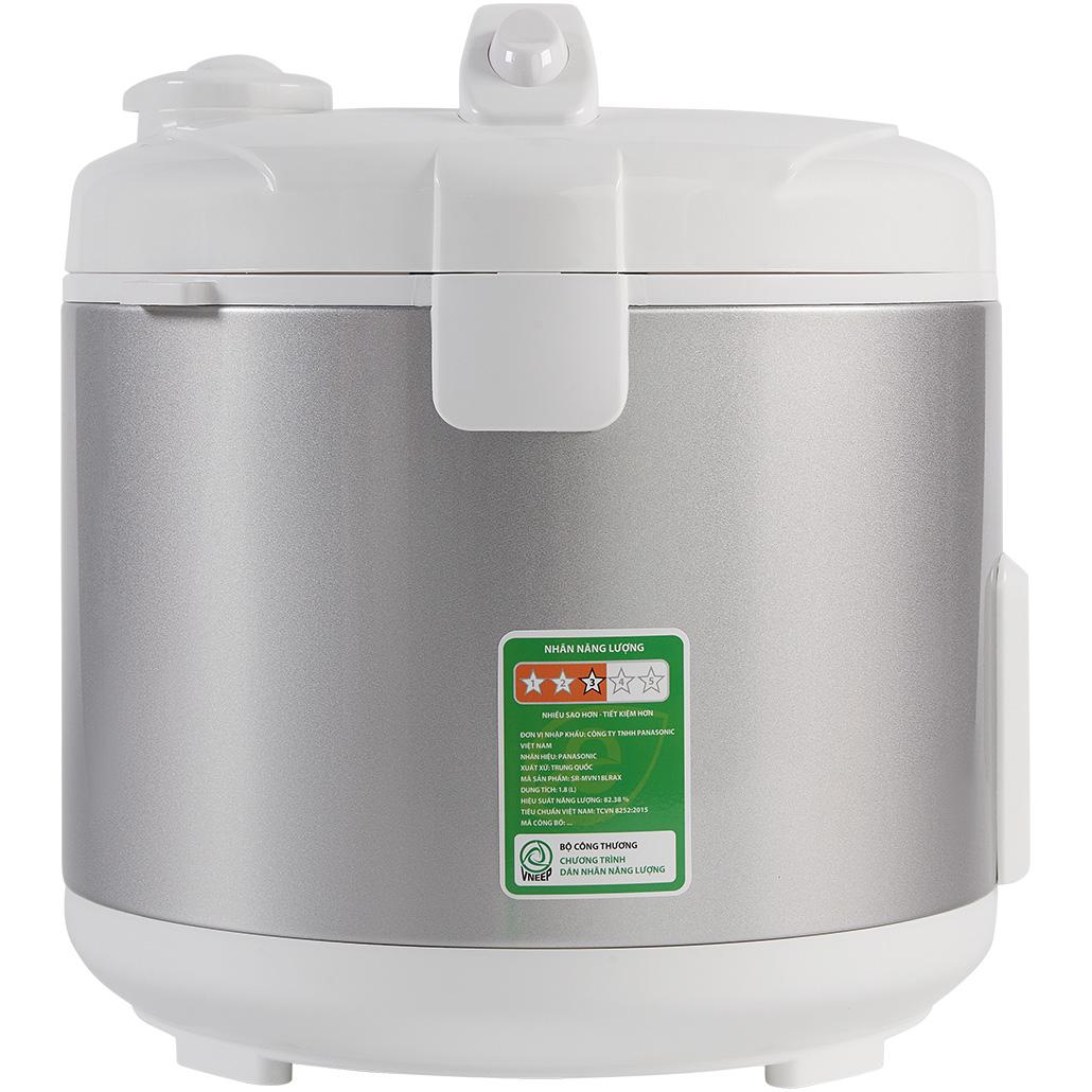 Nồi cơm điện Panasonic 1.8 lít SR-MVN18LRAX - Hàng chính hãng