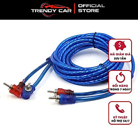 Dây AV Loa Sub Kèm lineout Cắt Tần Dây Cáp Âm Thanh Khuếch Đại RCA 5M Cao Cấp Lõi Đồng Có Giấy Bạc Chống Nhiễu