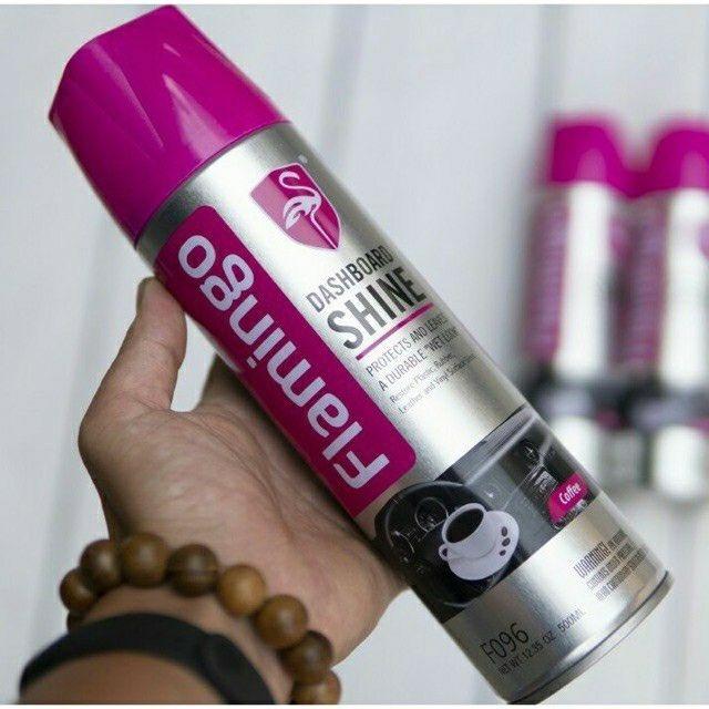 Combo 2 Chai Xịt Tẩy Vệ Sinh & Dưỡng Bóng Nội Thất Ô Tô Flamingo F002 và F096 vệ sinh ghế da và làm sạch Sofa