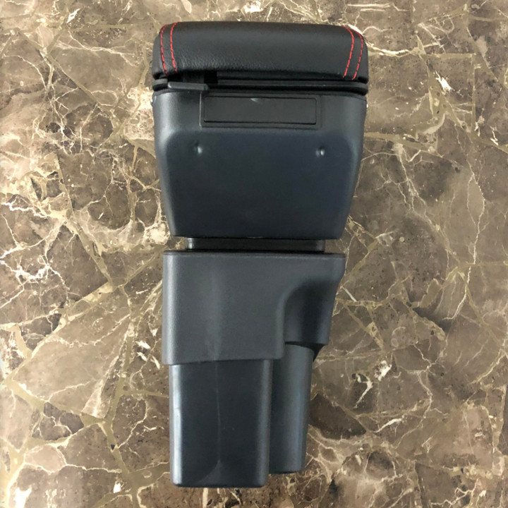 Hộp tỳ tay ô tô, xe hơi dành cho xe Kia Soluto tích hợp 7 cổng USB cao cấp DUSB-SLT
