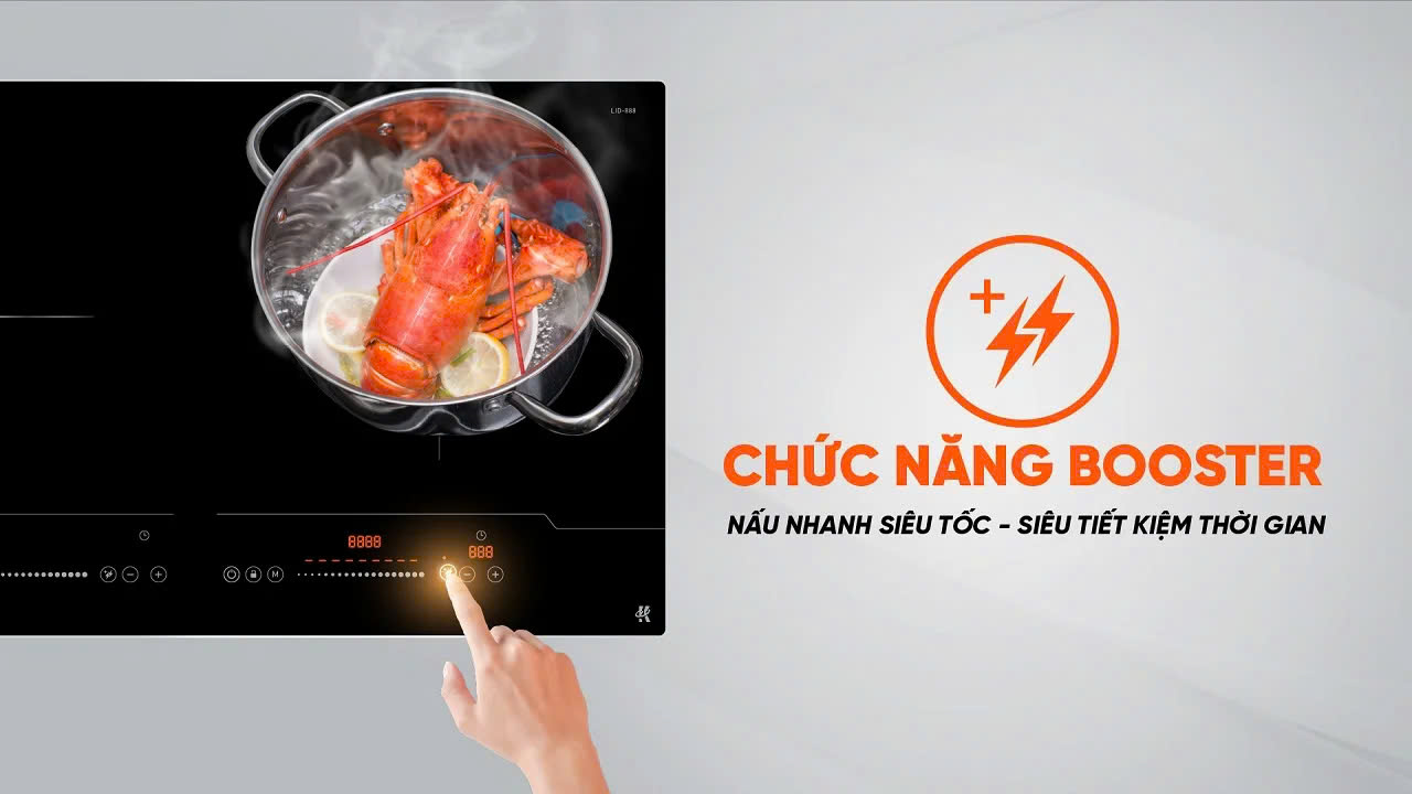 Bếp điện từ đôi Livotec LID-888 4.000W 9 mức công suất - Miễn phí vận chuyển toàn quốc - Bảo hành 24 tháng - Hàng chính hãng