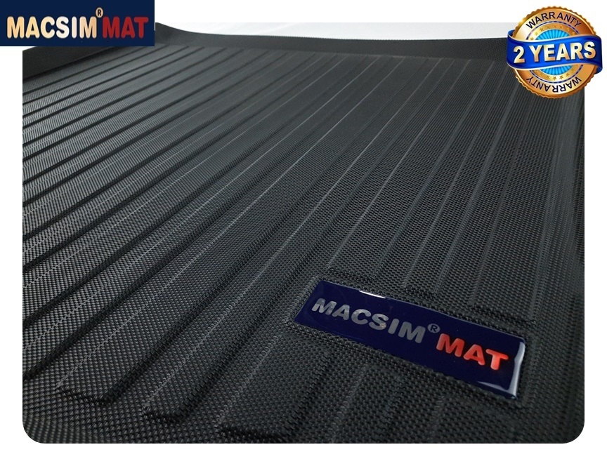 Thảm lót cốp xe ô tô Lincoln MKC 2015-2017 nhãn hiệu Macsim chất liệu TPV cao cấp màu đen(D0218)