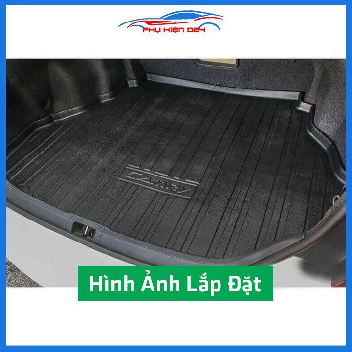 Thảm nhựa lót cốp Camry 2014-2015-2016-2017-2018 nhựa dẻo dày dặn đàn hồi tốt