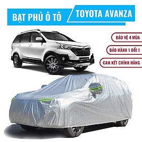 Bạt phủ xe ô tô 7 chỗ Toyota Avanza 3 lớp chống nóng, chống thấm, chống bụi. Bạt phủ xe Avanza, Bạt trùm xe hơi