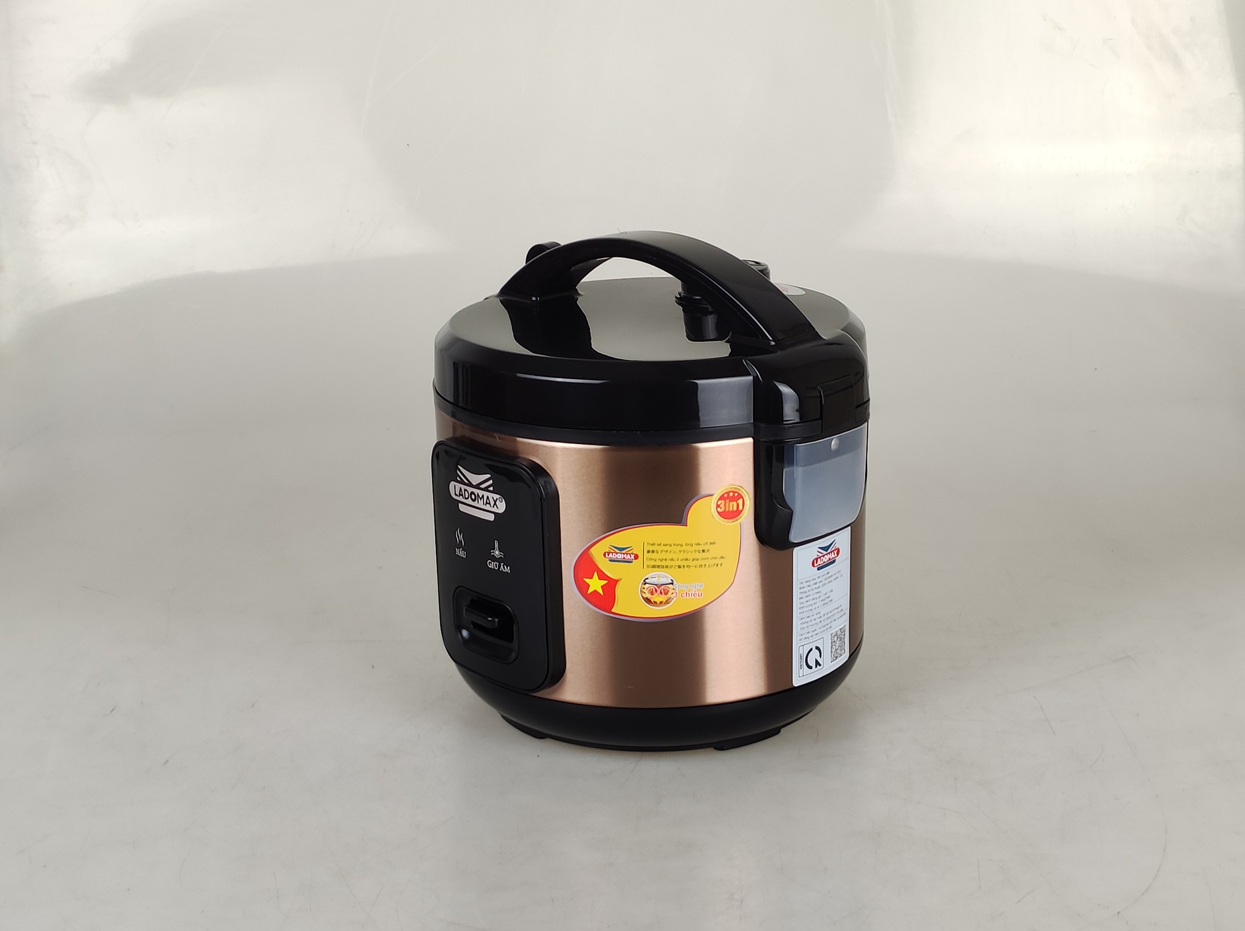 Nồi cơm điện 2.8L Ladomax HA-7828 lòng nồi dạng niêu ngon cơm, dùng cho gia đình trên 6 người ăn-Hàng chính hãng