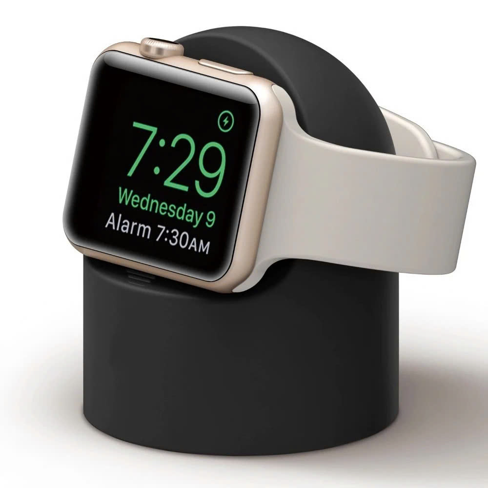 Giá Đỡ dành cho Dock Sạc Apple Watch Silicon Chống Đứt Gãy Dây Đế Sạc Đồng Hồ_ Hàng Nhập Khẩu