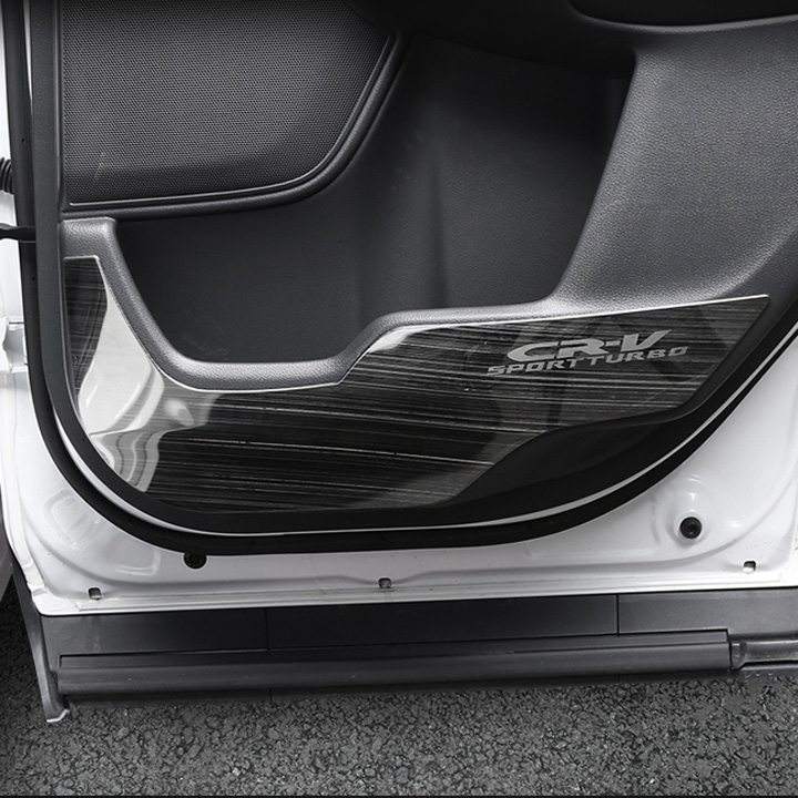 Bộ ốp Titan chống trầy xước Tapli, Táp li dành cho xe CRV, CR-V 2018-2019