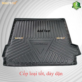 Lót cốp xe ô tô (qd) BMW X5 2019-2022 chất liệu TPV thương hiệu Macsim màu đen