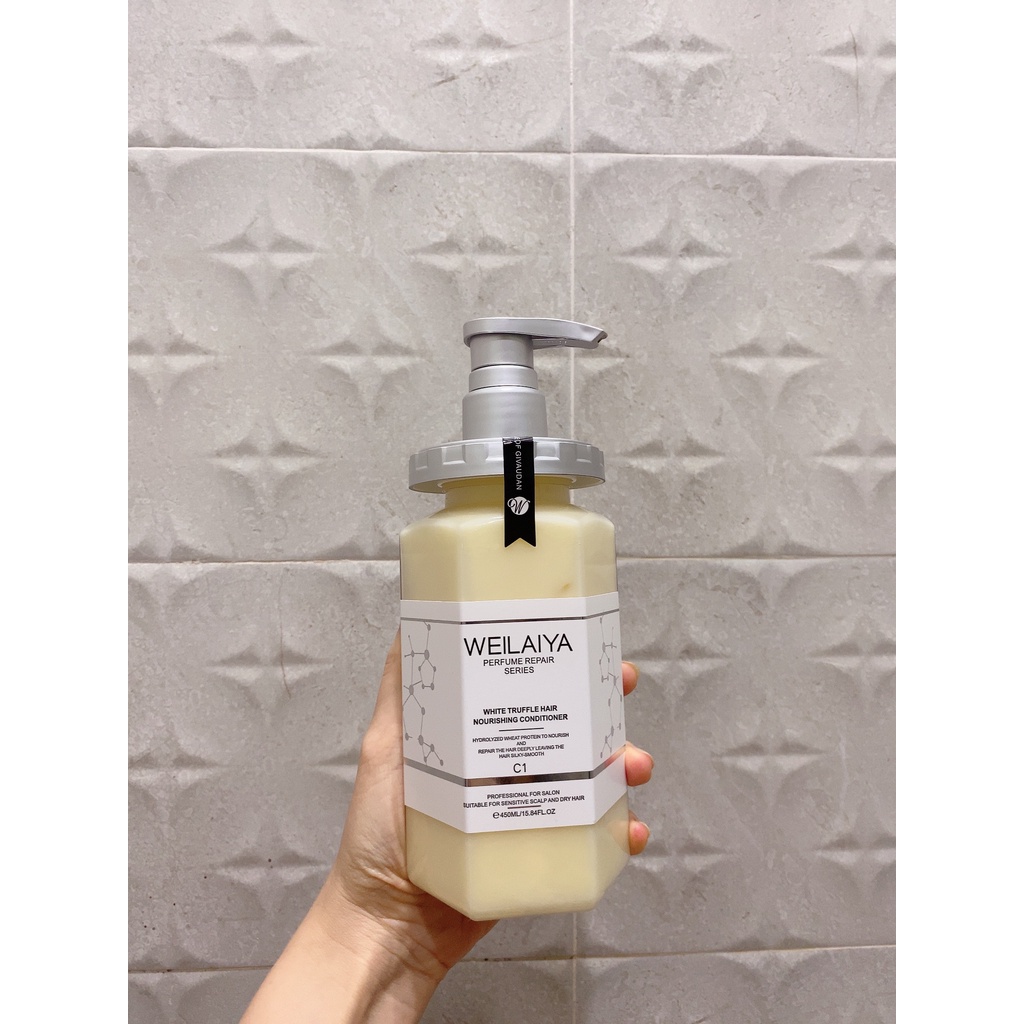 Bộ gội xả Nấm Truffle Weilaiya phục hồi đa tầng, giúp tóc mềm mượt 900ml