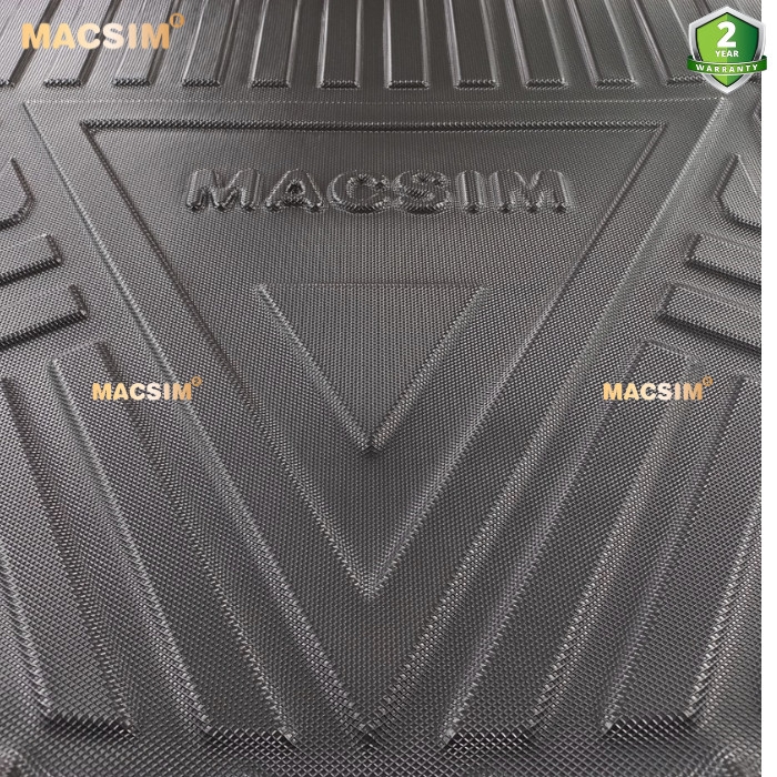Thảm lót cốp hn xe ô tô Mercedes S class S400L/S320L 2014-2020 nhãn hiệu Macsim chất liệu TPV cao cấp màu đen (D0021)