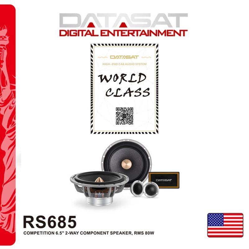 Loa cánh phân tần 2 way cho ô tô - Loa DATASAT 2 way RS 685 LOA CÁNH CỬA Ô TÔ 2 Phân Tần