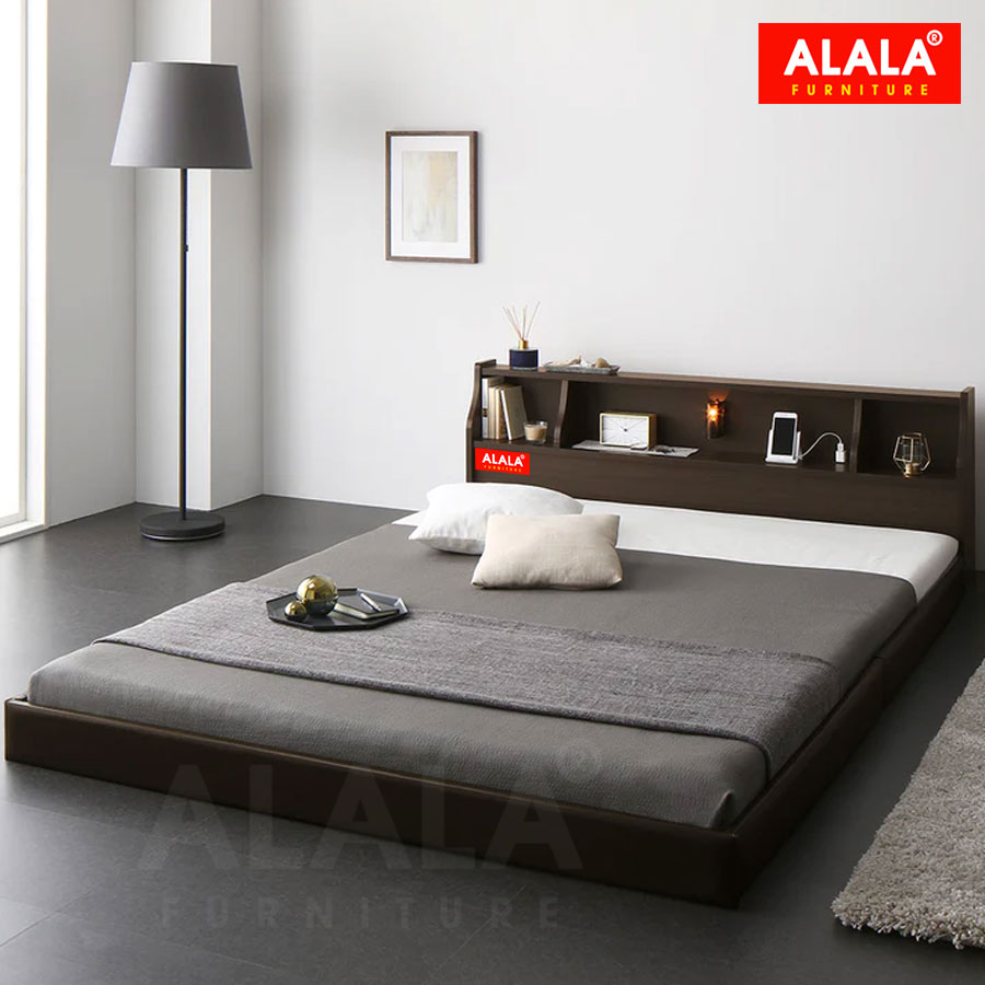 Giường thấp ALALA87 / Miễn phí vận chuyển và lắp đặt tận nơi/ Đổi trả 30 ngày/ Sản phẩm được bảo hành 5 năm từ thương hiệu ALALA/ Chịu lực 700kg