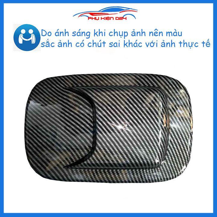 Ốp nắp bình xăng CRV 2018-2019-2020 vân cacbon chống trầy trang trí ô tô