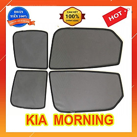 Rèm Che Nắng Nam Châm Dành Cho Xe Kia Morning đời 2008 đến 2020