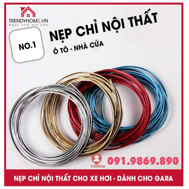 Chỉ viền trang trí nội thất ô tô inbox chọn màu