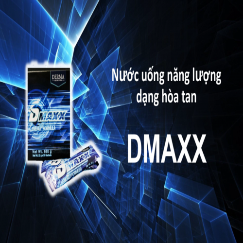 DMAXX thức uống bổ sung vitamin năng lượng có đường DAMODE 7 gói dùng thử màu xanh