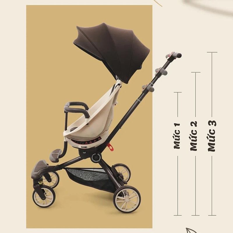 Xe Đẩy Gấp Gọn Baobaohao V7, Xe Đẩy 2 Chiều Gấp Siêu Gọn Tiện Mang Du Lịch