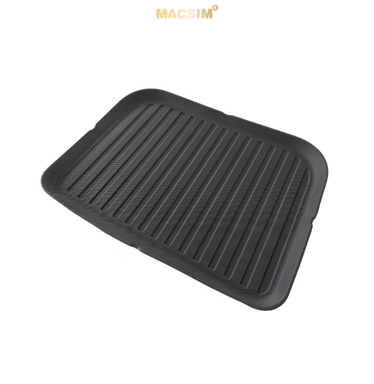 Thảm lót cốp sd4 xe ô tô Wuling bingo 2023+ Nhãn hiệu Macsim chất liệu nhựa TPE cao cấp màu đen