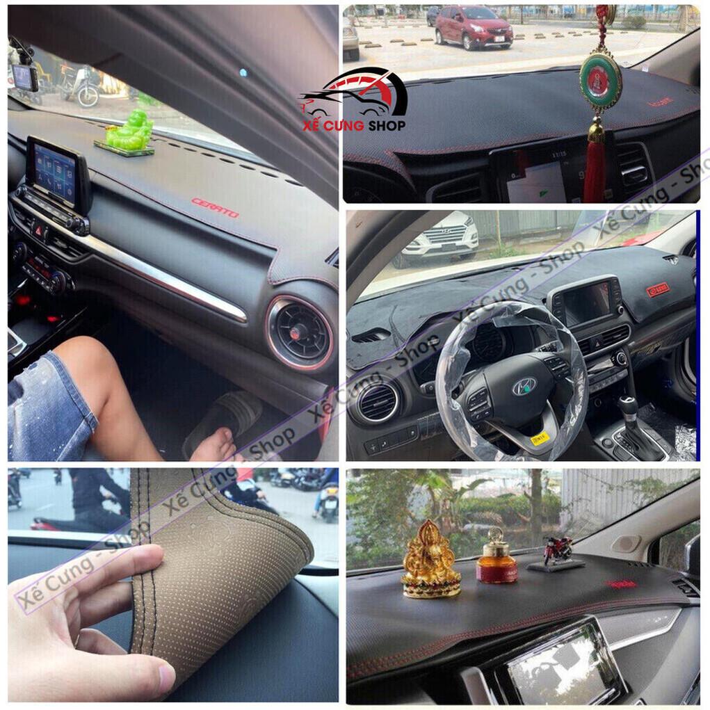 Thảm Taplo Da Carbon Xe Vinfast Fadil cao cấp đời 2019-2023