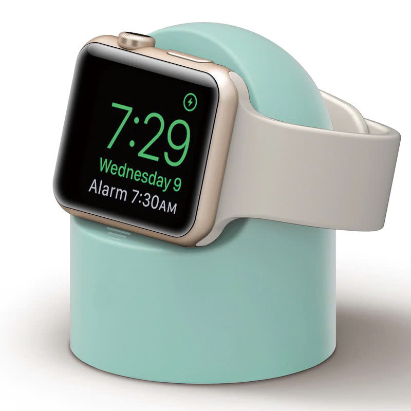 Giá Đỡ dành cho Dock Sạc Apple Watch Silicon Chống Đứt Gãy Dây Đế Sạc Đồng Hồ_ Hàng Nhập Khẩu