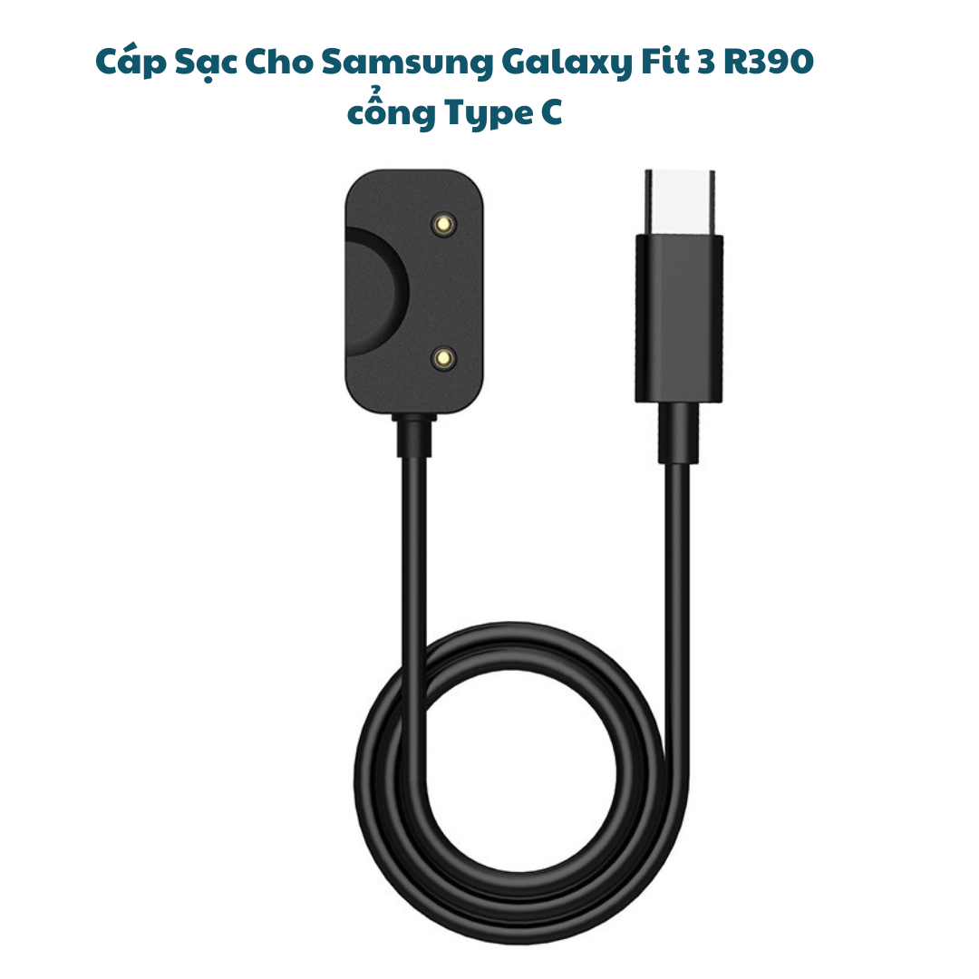 Cáp sạc cho Đồng Hồ Samsung Galaxy Fit 3 R390 cổng type C, Kai.N Charge_ Hàng chính hãng