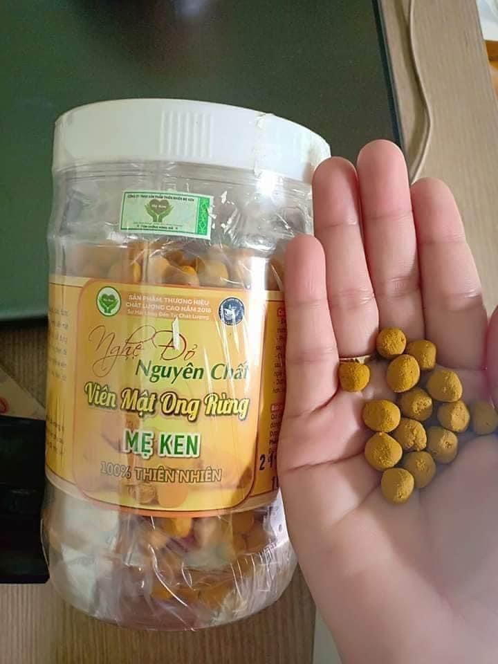 Nghệ Nguyên Chất MẸ KEN - (Loại Viên Mật Ong Rừng 500g)