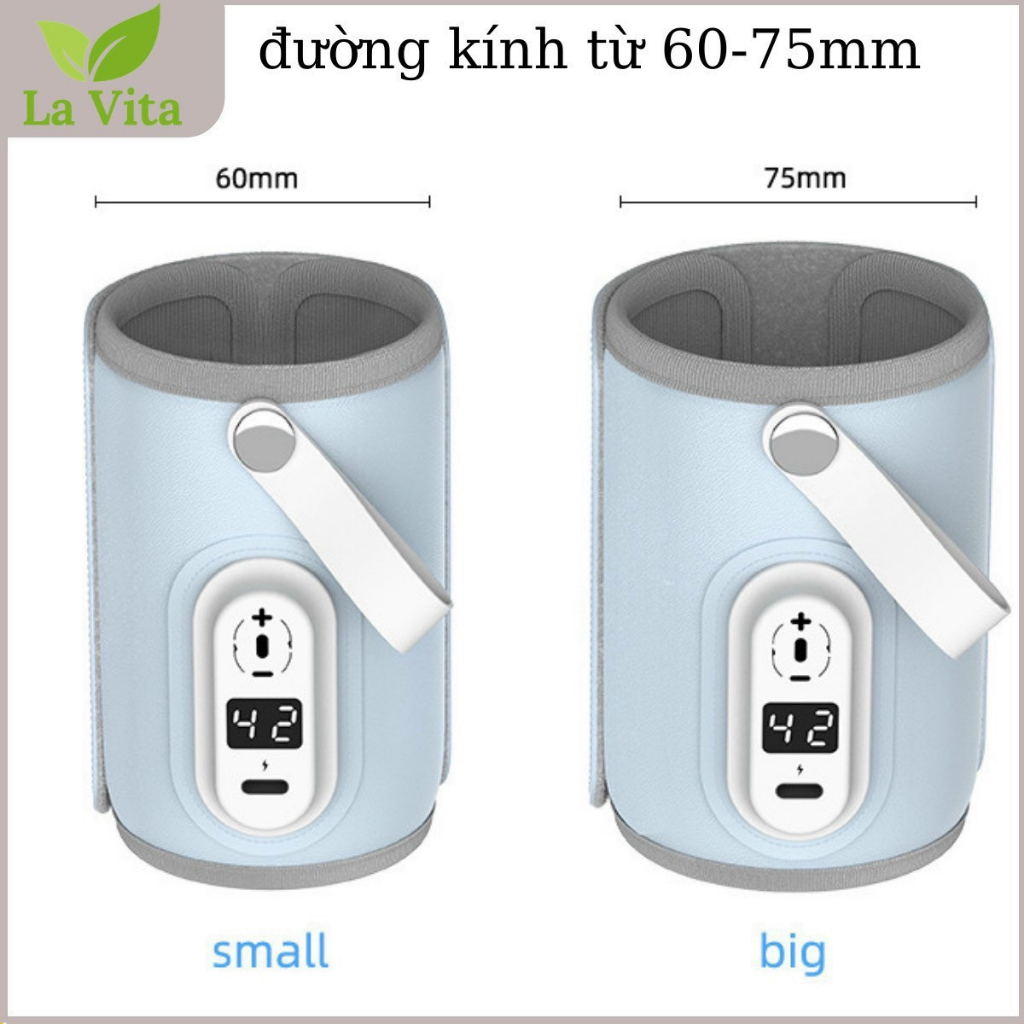 Máy ủ bình sữa di động thông minh La Vita - Máy hâm sữa tích điện Lavita