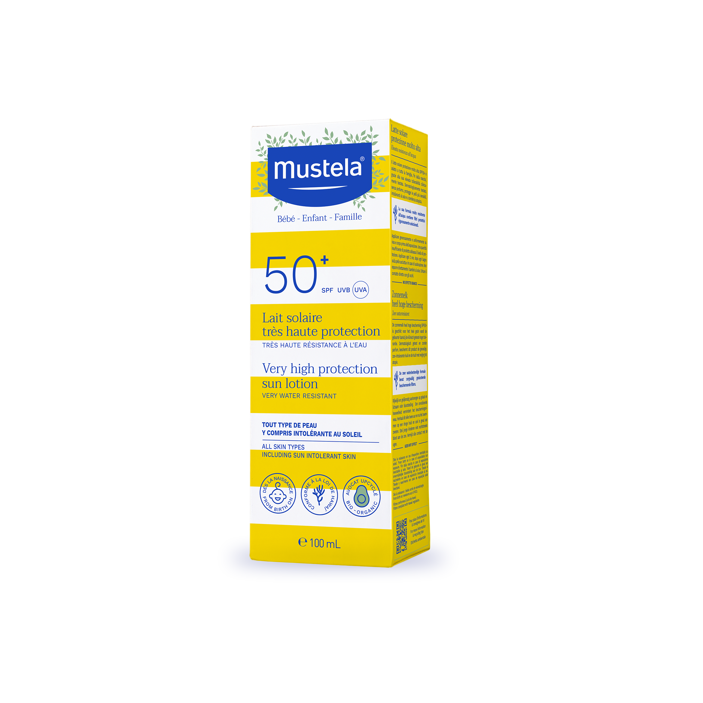 Kem Chống Nắng Cho Trẻ Sơ Sinh Và Em Bé Mustela Spf 50+ (100ml)