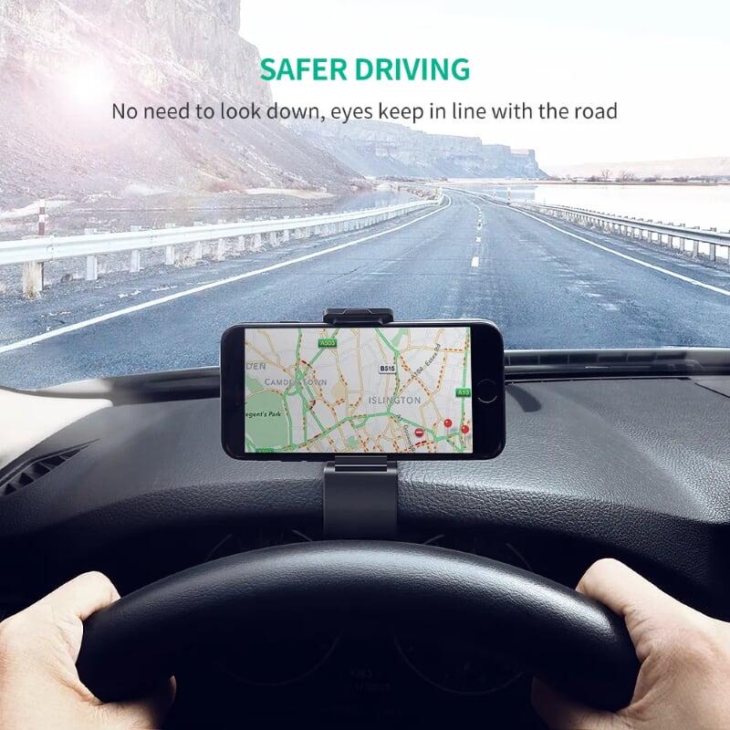 Ugreen UG40998LP136TK Màu Đen Kẹp điện thoại trên ô tô 6.5 inch - HÀNG CHÍNH HÃNG