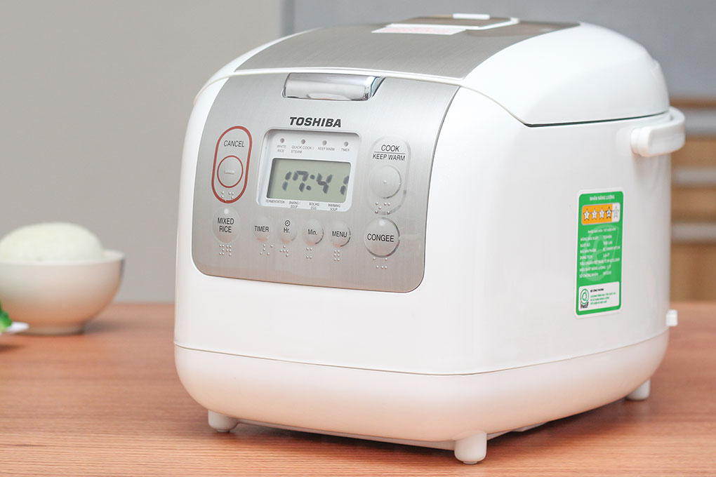 Nồi cơm điện TOSHIBA RC-18NMF-WT Thái Lan Hàng nhập khẩu