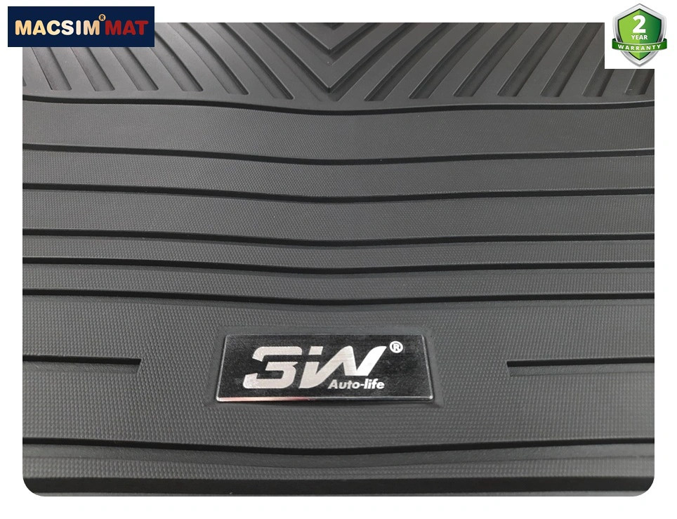 Thảm lót cốp xe ô tô Toyota Highlander new 2021 nhãn hiệu Macsim 3W chất liệu TPE cao cấp màu đen