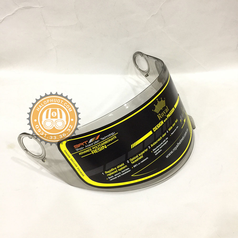 Kính Trà Lắp Cho Mũ Bảo hiểm FullFace Royal M136